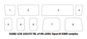 Trumpeter 01082 15U175 TEL of RS-12M1 Topol-M ICBM complex 1/35 – image 28