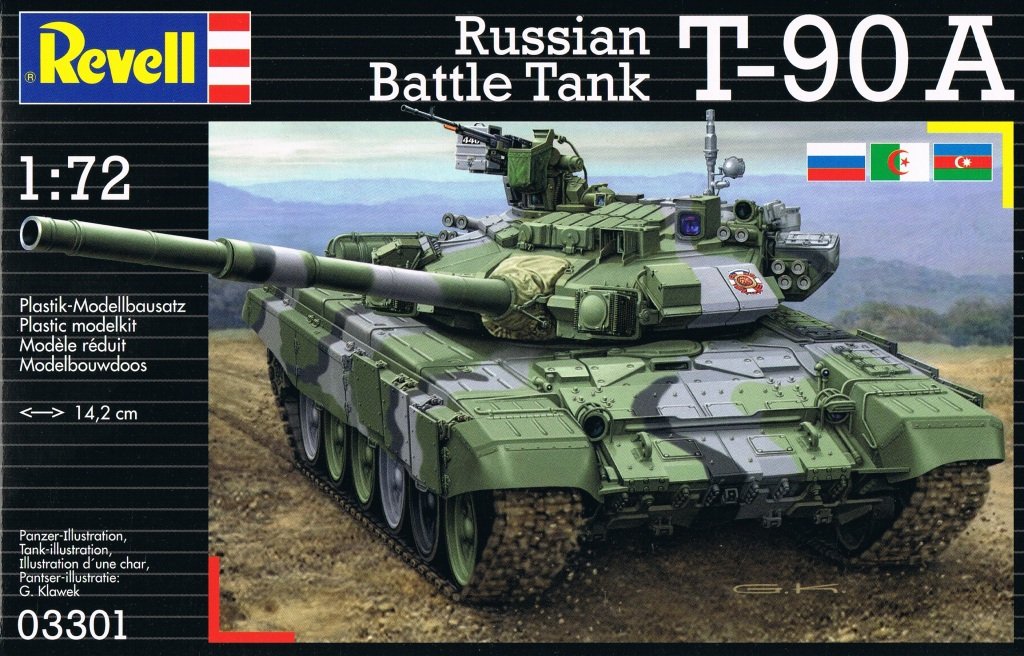 Revell 03301 Russian Battle Tank T-90A 1/72