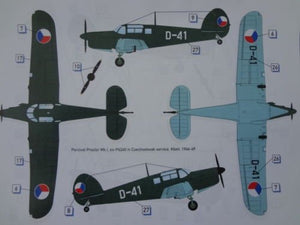 Dora Wings 72003 Percival Proctor Mk.1 Czechoslovakia 1/72 – immagine 2