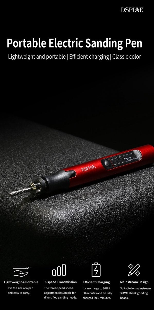 DSPIAE ES-P Portable Electric Sharpening Pen / Elektryczny zestaw do grawerowania