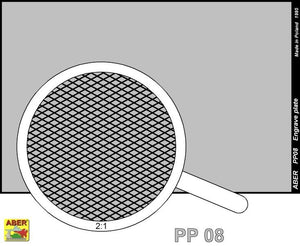 Aber PP08 Engrave plate (88 x 57mm) - pattern 08 – Bild 2