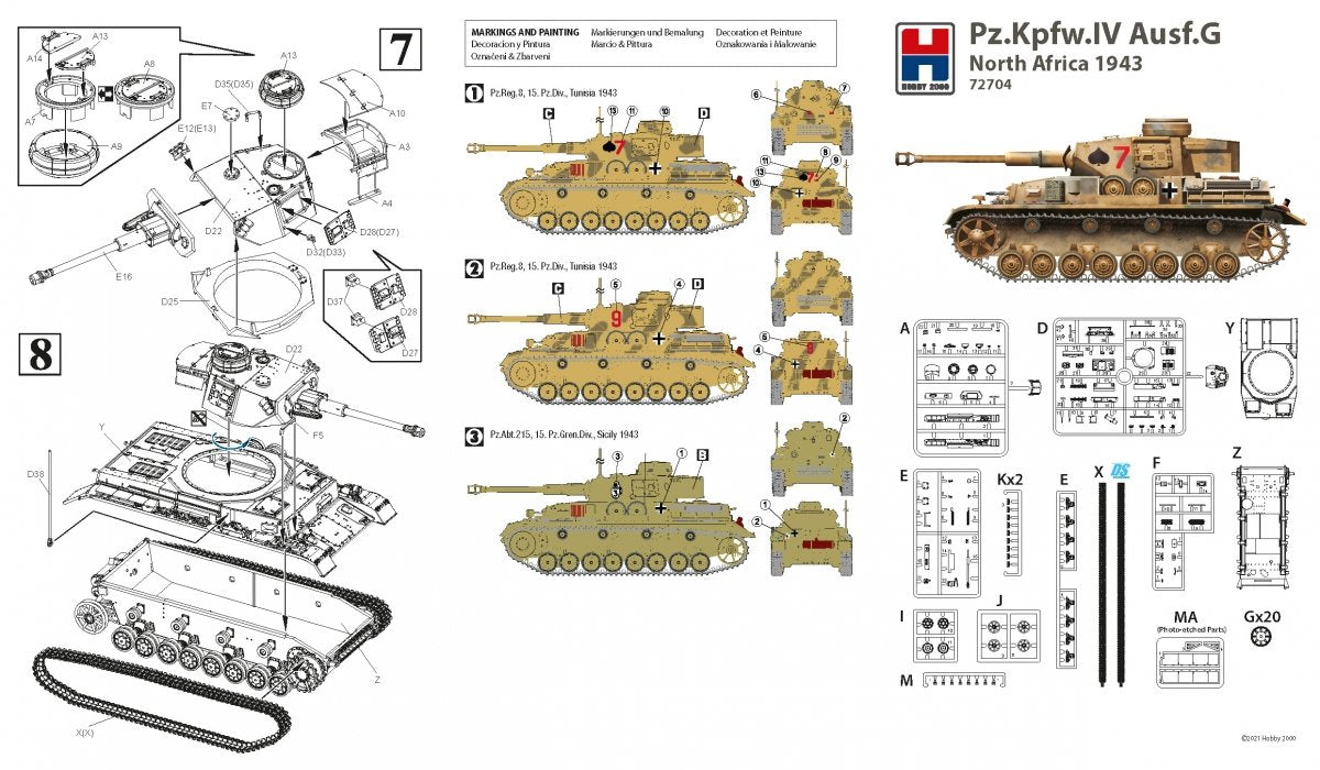 Hobby 2000 72704 Pz.Kpfw.IV Ausf.G North Africa 1943 – DRAGON + CARTOGRAF1/72 – zdjęcie 4