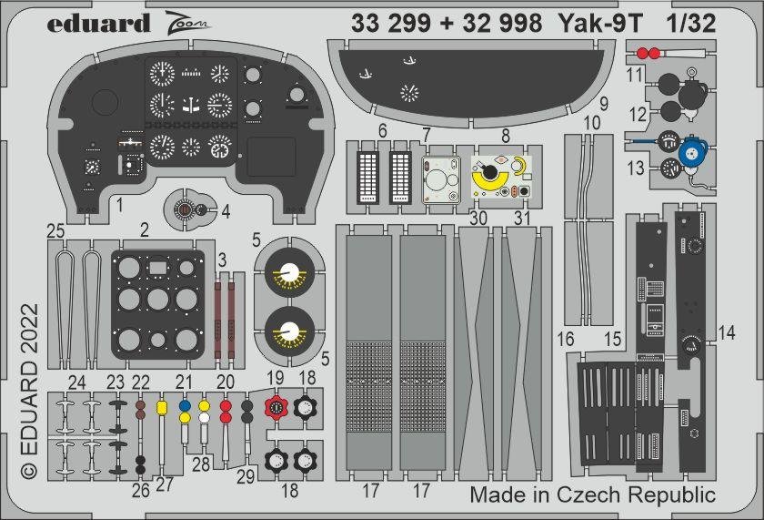 Eduard BIG33144 Yak-9T ICM 1/32 – immagine 4