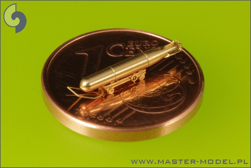 Master SM-350-072 USN Airborne torpedoes Mark 13 (22.4in) with trolleys - early type (10 pcs) – immagine 6