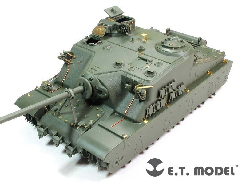 E.T. Model E35-156 WWII British Heavy Assault Tank A39 Tortoise (For Meng TS-002) 1/35 – immagine 4
