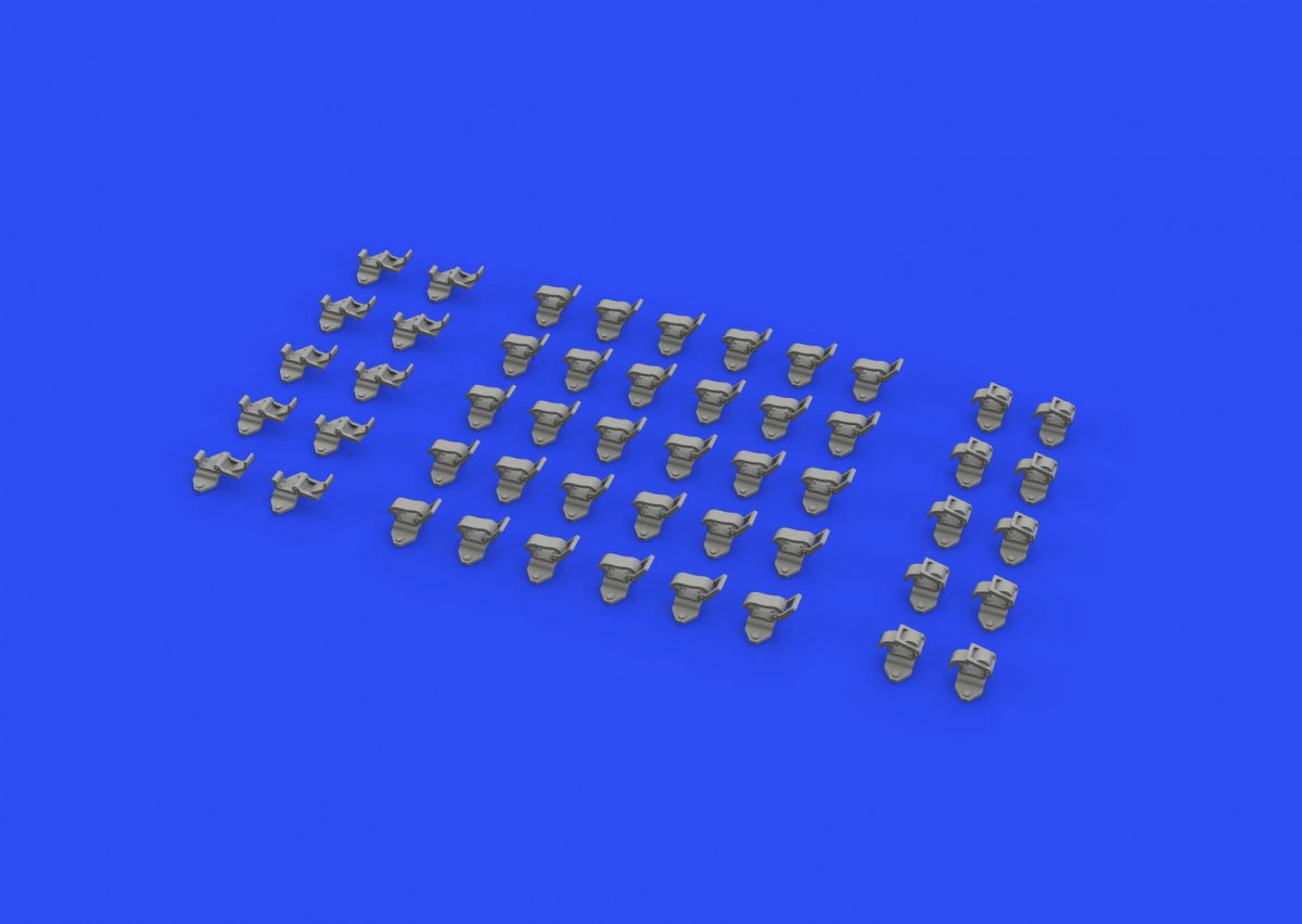 Eduard 635017 WWII German clamps Type 1 PRINT 1/35 – imagen 2