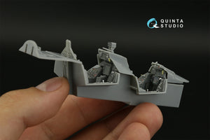 Quinta Studio QDS-48405 F-14D 3D-Printed &amp;amp; coloured Interior on decal paper (Hobby Boss) (Small version) 1/48 – immagine 10