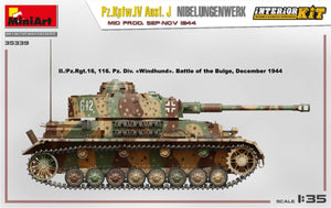 MiniArt 35339 Pz.Kpfw.IV Ausf. J Nibelungenwerk. MID PROD. SEP-NOV 1944 INTERIOR KIT 1/35 – immagine 9