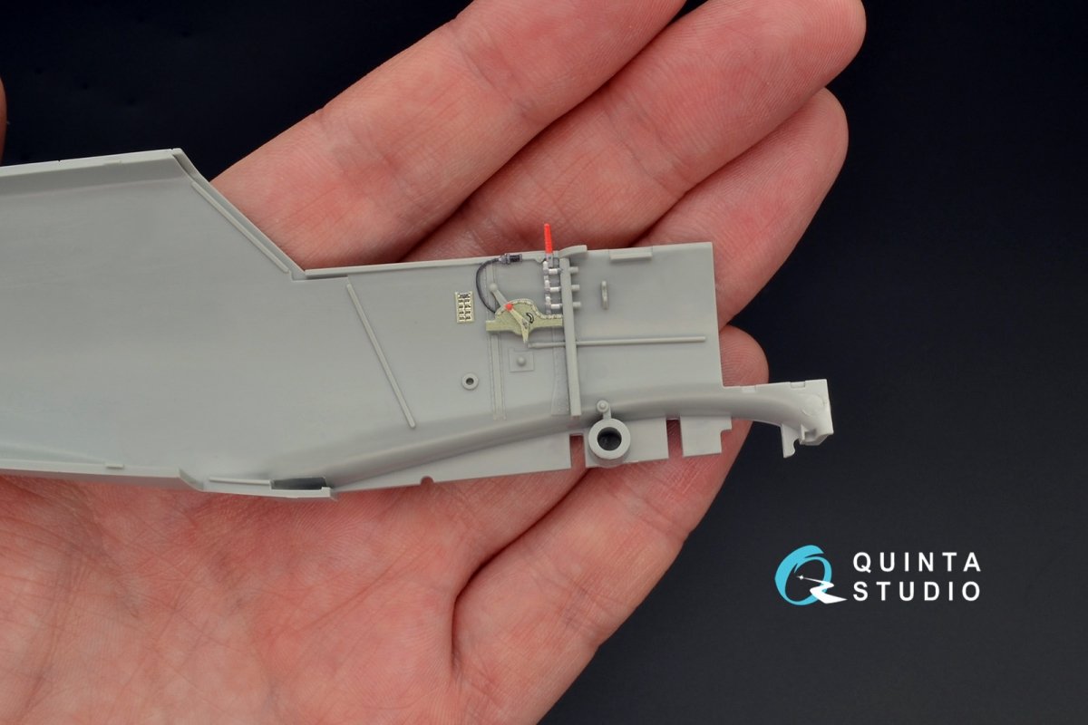 Quinta Studio QD32052 Bf 109E-3 3D-Printed &amp;amp; coloured Interior on decal paper (for Cyber-hobby/Dragon kit) 1/32 – Bild 11