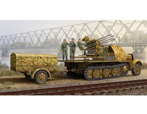 Trumpeter 01524 Allemand 2 cm Flakvierling 38 auf Selbstfahrlafette (1/35)