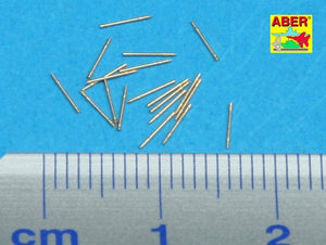 Aber 350L-17 Set of 20 pcs 20 mm L/65 barrels MG C/30 for German ships 1/350 – immagine 2