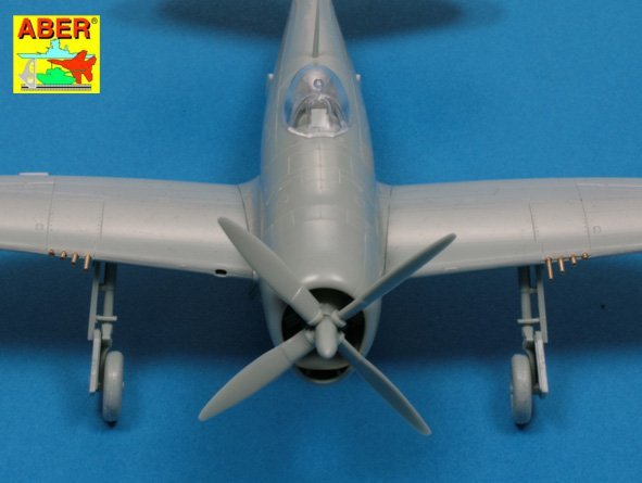 Aber A72 005 Set of 8 turned cal .50 (12,7mm) U.S. Browning M2 barrels for P-47 Thunderbolt 1/72 – immagine 5