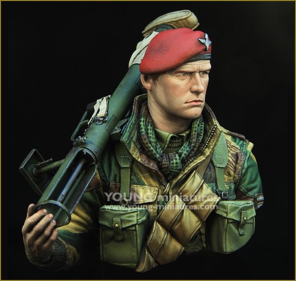 Young Miniatures YM1871 British Airborne WWII with PIAT 1/10 – immagine 8