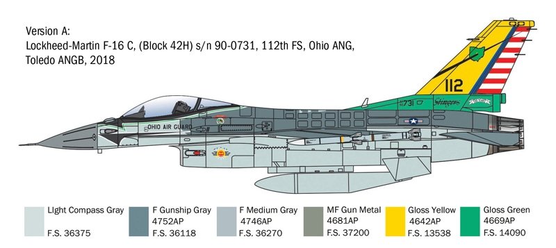 Italeri 2825 F-16C Fighting Falcon 1/48 – image 4