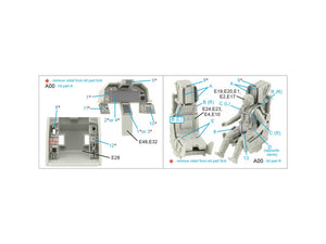 Quinta Studio QD48441 J-20 3D-Printed coloured Interior on decal paper (Meng) 1/48 – immagine 2