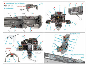Quinta Studio QD+48371 F-4E with DMAS 3D-Printed &amp;amp; coloured Interior on decal paper (Meng) (with 3D-printed resin parts) 1/48 – immagine 2