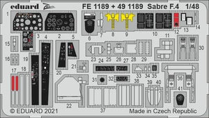 Eduard BIG49295 Sabre F.4 AIRFIX 1/48 – immagine 3