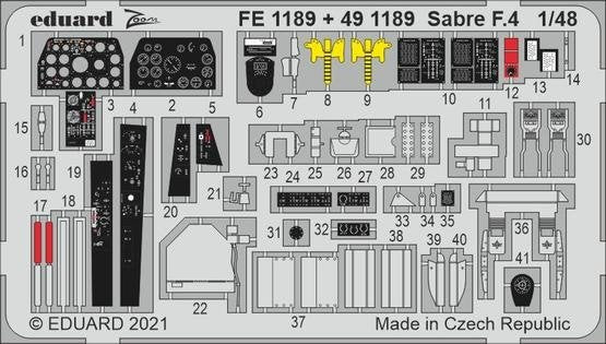 Eduard BIG49295 Sabre F.4 AIRFIX 1/48 – immagine 3