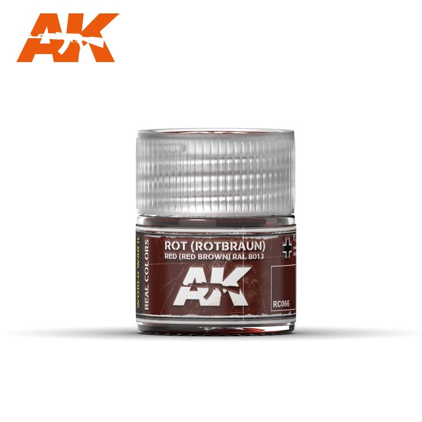 AK Interactive RC066 ROT (ROTBRAUN) – ROUGE (ROUGE-BRUN) RAL 8013 10 ml