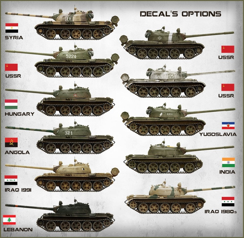 MiniArt 37027 T-55 SOVIET MEDIUM TANK 1/35 – immagine 3