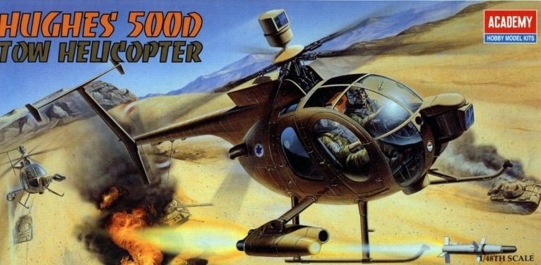 Academy 12250 500D TOW Helicopter 1/48