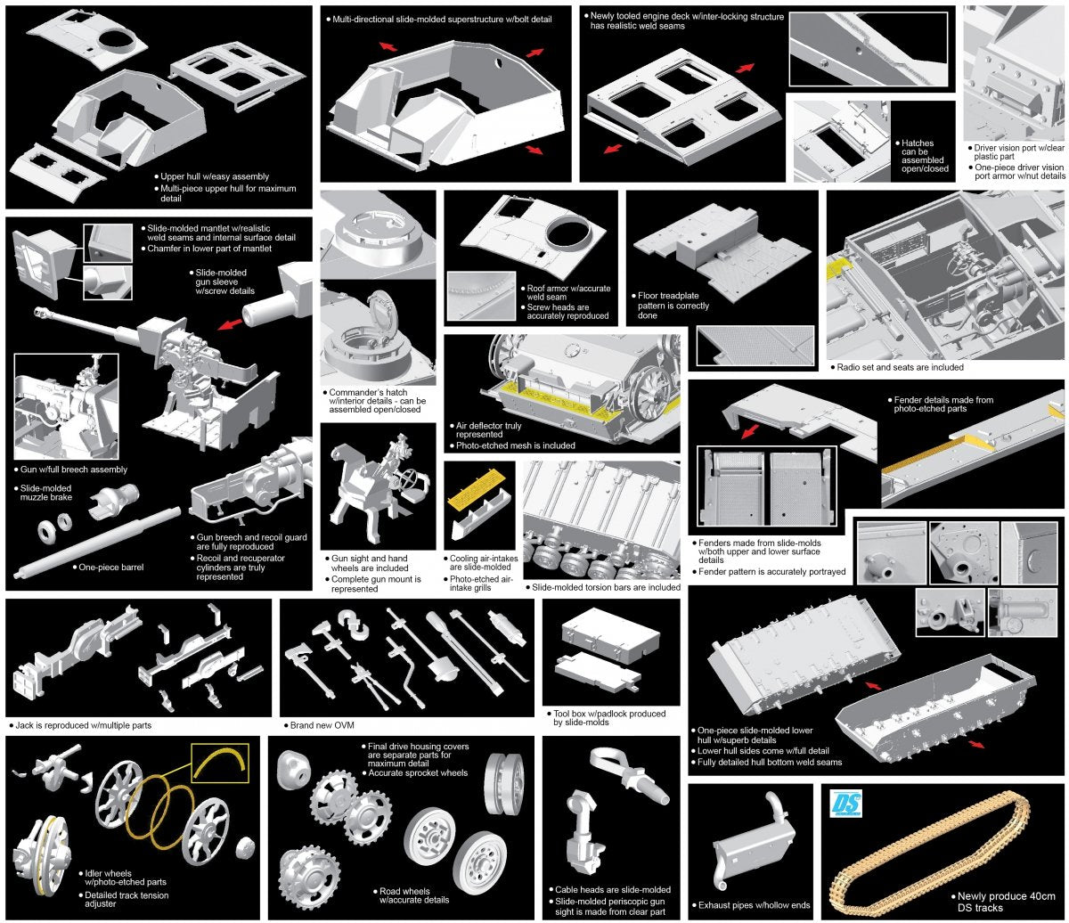 Dragon 6578 StuG.III Ausf.G Mai 1943 Production mit Schurzen (1/35) – image 3