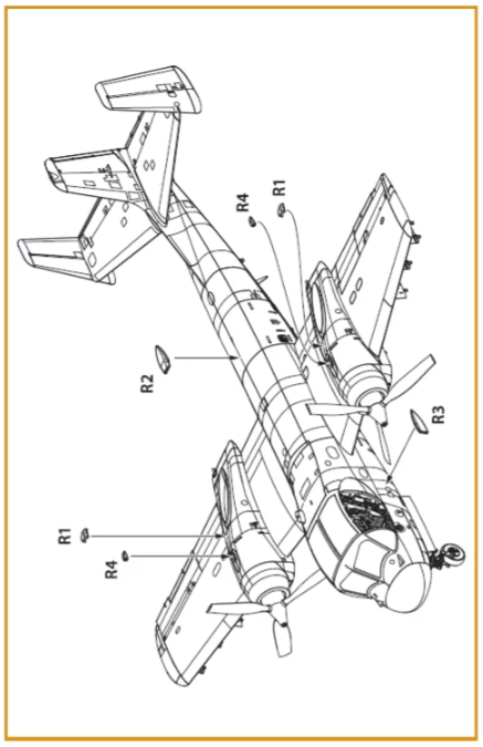 Clear Prop! CPA72048 OV-1 A/B/C/D Mohawk air intakes for CP kit 1/72 – immagine 3