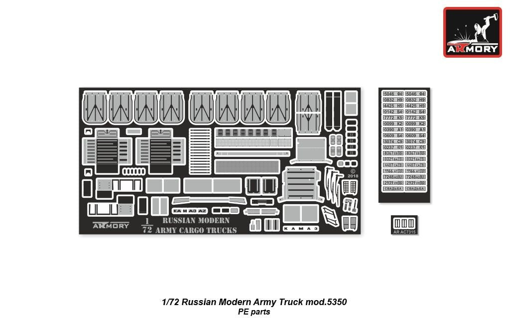 Armory Models 72407-R Russian Modern 6×6 Military Cargo Truck mod.5350 1/72 – zdjęcie 6