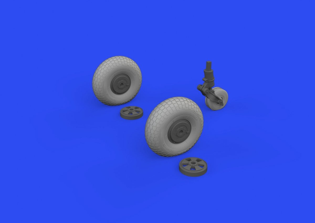 Eduard 648746 Mosquito wheels TAMIYA 1/48 – Bild 2