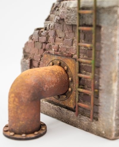 RT-Diorama 35300 Ruined Factory chimney 1/35 – immagine 7