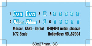 Hobby Boss 82904 Morser KARL- Geraet 040/041 initial chassis 1/72 – imagen 2