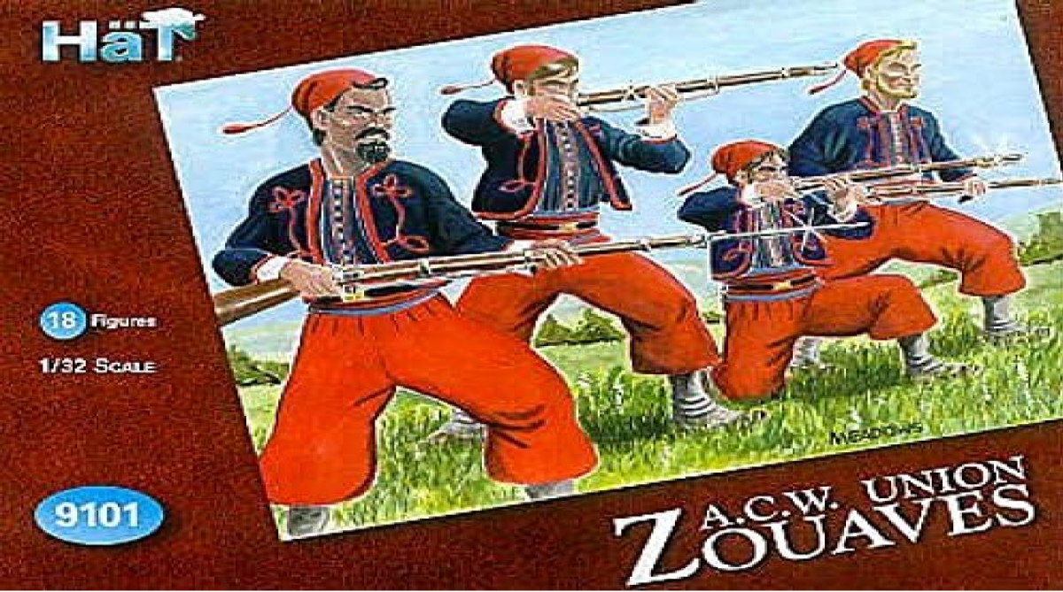 Hat 9101 American Civil War Zouaves 2nd set 1/32