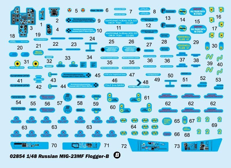 Trumpeter 02854 MIG-23MF Flogger-B 1/48 – zdjęcie 13