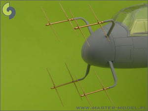 Master AM-48-027 German radar FuG 220 Lichtenstein SN-2 (used on nightfighters Bf 110, Ju 88) 1/48 – Bild 2