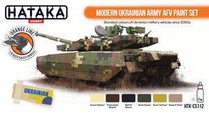 Hataka HTK-CS112 Modern Ukrainian Army AFV paint set (6x17ml) – immagine 2