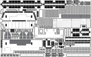 Pontos 35004F1 USS CV-10 Yorktown 1944 Detail Up Set 1/350 – immagine 18
