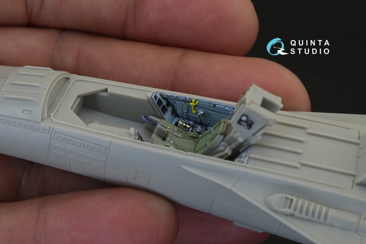 Quinta Studio QD48146 F-CK-1С 3D-Printed &amp;amp; coloured Interior on decal paper (for AFV club kit) 1/48 – immagine 6