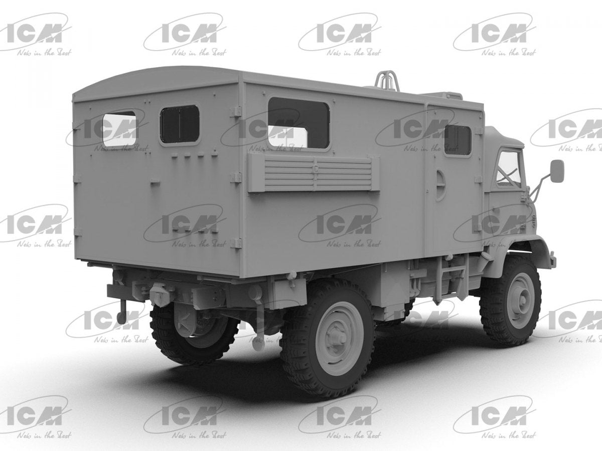 ICM 35138 Unimog S 404 Krankenwagen German Military Ambulance 1/35 – zdjęcie 13