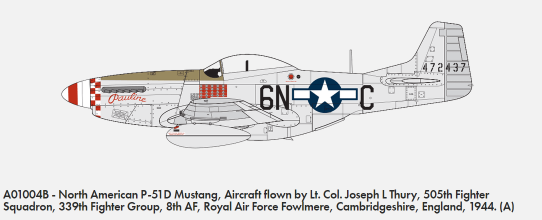 Airfix 01004B North American P-51D Mustang 1/72 – imagen 2