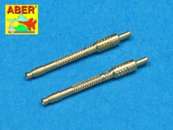 Aber A48 005 Ensemble de 2 canons pour mitrailleuses d'avion allemandes de 13 mm MG 131 (type ancien) (1/48)