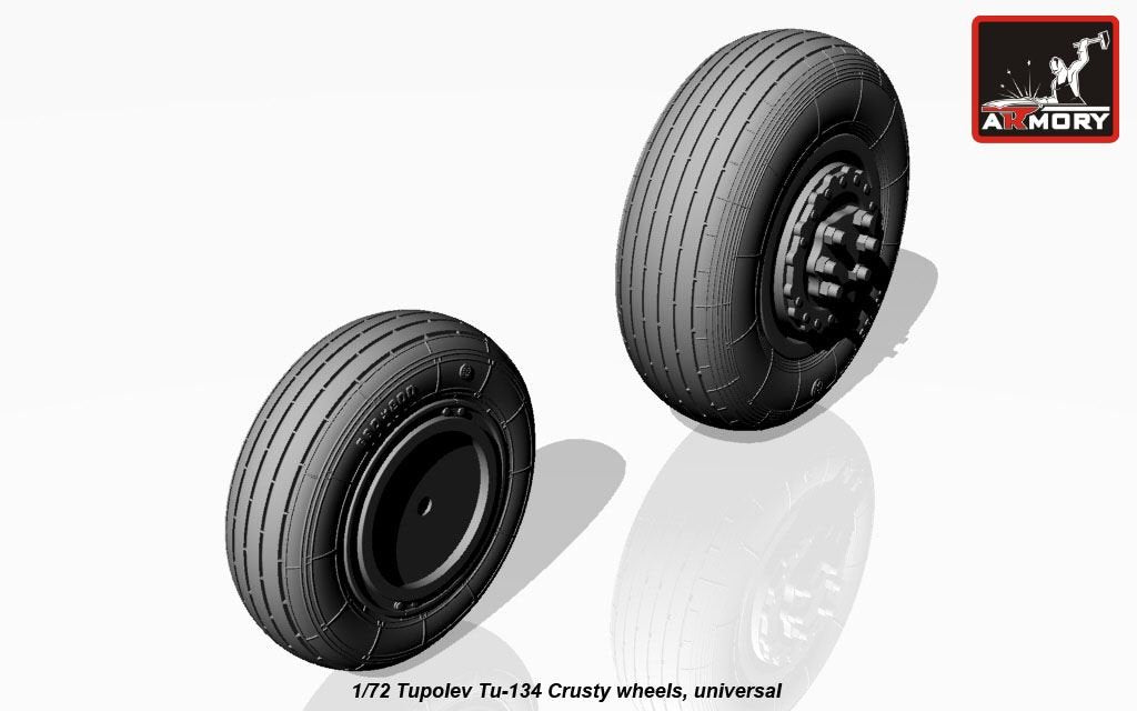 Armory Models AW72042 Tupolev Tu-134 Crusty wheels 1/72 – Bild 8