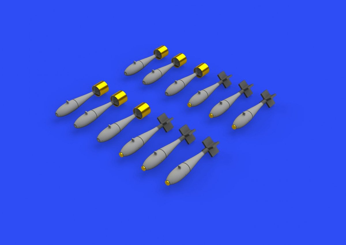 Eduard 648567 BDU-33 &amp;amp; Mk.76 bombs 1/48 – image 3