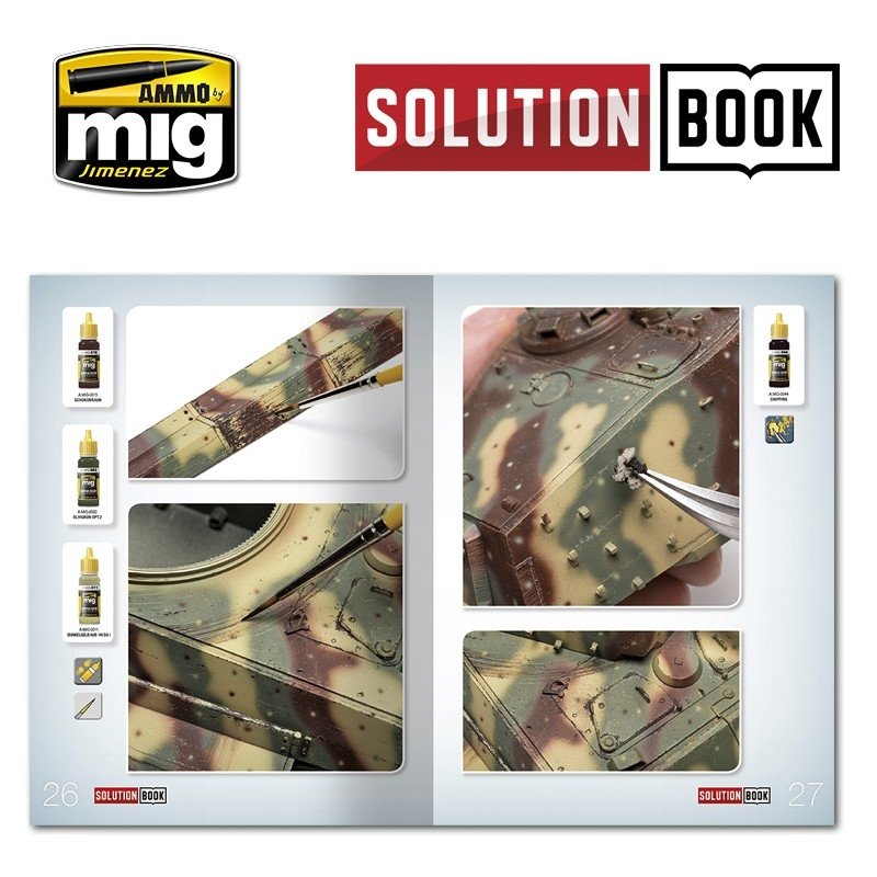 AMMO of Mig Jimenez 6503 SOLUTION BOOK. HOW TO PAINT WWII GERMAN LATE (Multilingual) – imagen 2