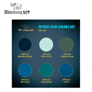 502 Abteilung ABT1168 INTENSE BLUE COLORS SET – zdjęcie 2