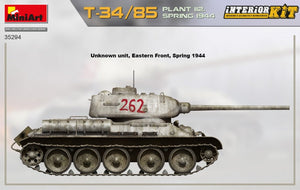MiniArt 35294 T-34/85 PLANT 112. SPRING 1944. INTERIOR KIT 1/35 – zdjęcie 3