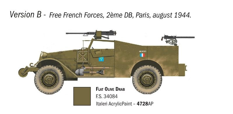 Italeri 7063 M3A1 Scout Car 1/72 – immagine 3