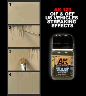 AK Interactive AK123 Oif Oef - Us Vehicles Streaking Effects 35ml – Bild 2