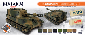 Hataka HTK-CS51 US Army paint set (MERDC camouflage) 8x17ml – immagine 2