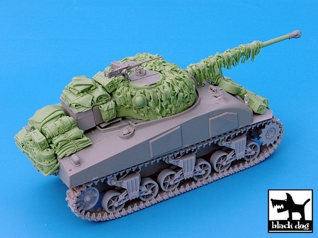 Black Dog T35028 British Sherman Firefly hessian tape camo net 1/35 – Bild 2