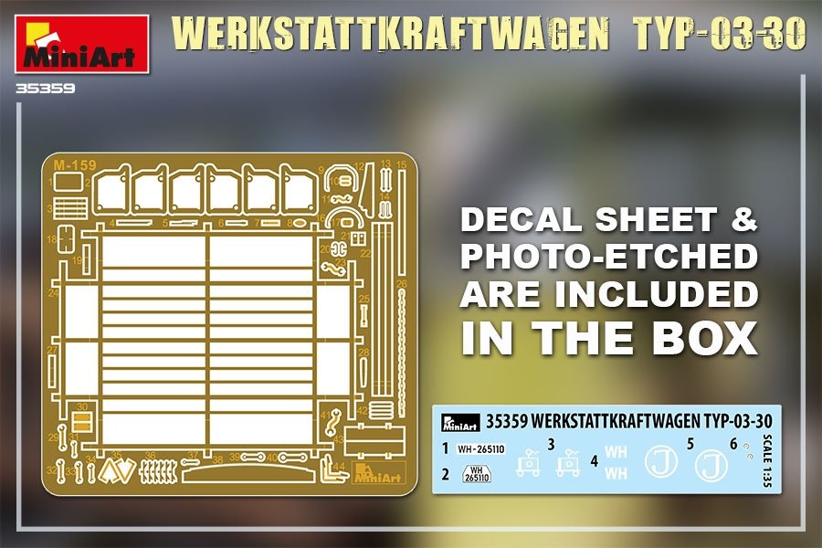 MiniArt 35359 WERKSTATTKRAFTWAGEN TYP-03-30 1/35 – Bild 3